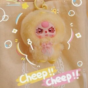 Baby Three Mini Hug Plush Pendant - Baby Chick
